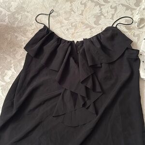 Black ruffle Cami size 14